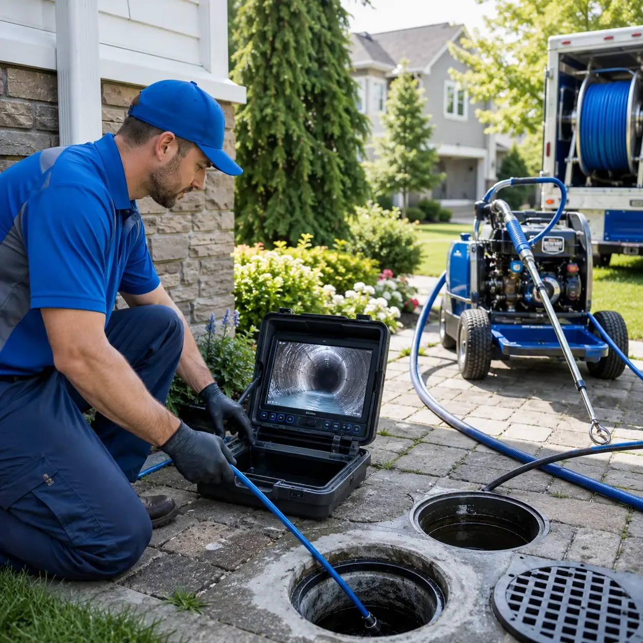 Outdoor drain cleaning professionals serving Athens, MI