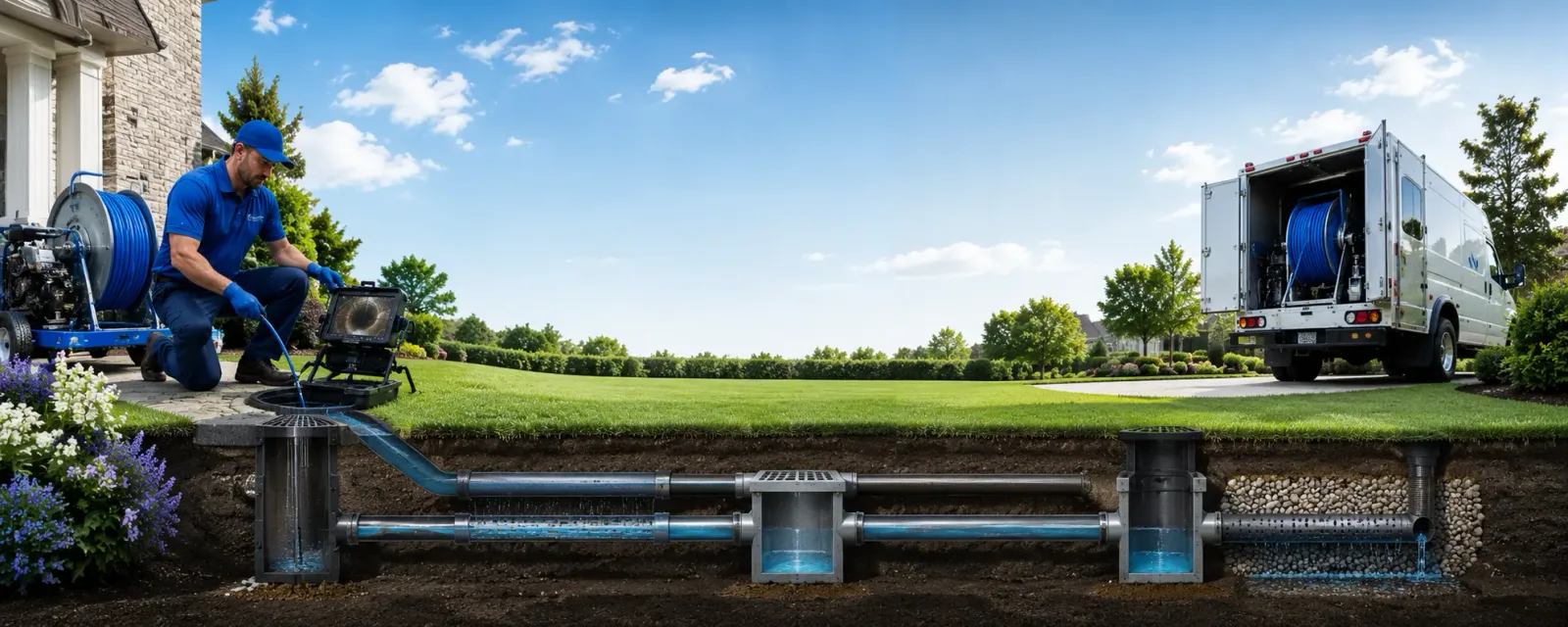 Outdoor drain cleaning information for Athens, MI